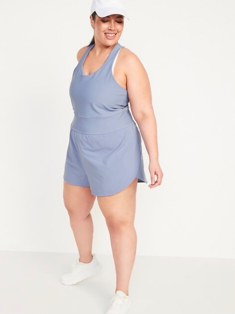 Nwt Old Navy Sleeveless Powersoft 2 in 1 Performance Run Romper